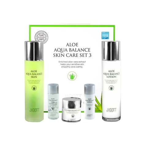 Aloe Aqua Balance Skin Care 3-Set – Daily Hydration System for