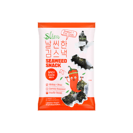 Spicy Seaweed Crisps - Light, Crispy Seaweed Snack, 1.05oz
