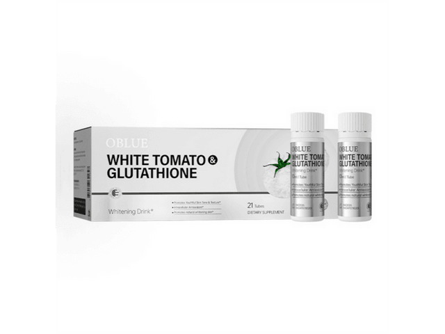 oblue white tomato glutathione OBLUE Oulinlan Ice White Tomato Drink Collagen Peptide Internal Blend 21 bottles per box
