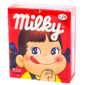 【日本直邮】日本不二家FUJIYA 牛奶糖 milky 北海道炼乳糖果 7粒装1盒