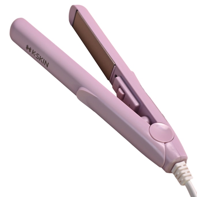 Mini Hair Curler Small Clip-On Hair Straightener Hair Curler 2-in-1 Hair Styling Tool Daily Travel Use K7 Purple 1pcs