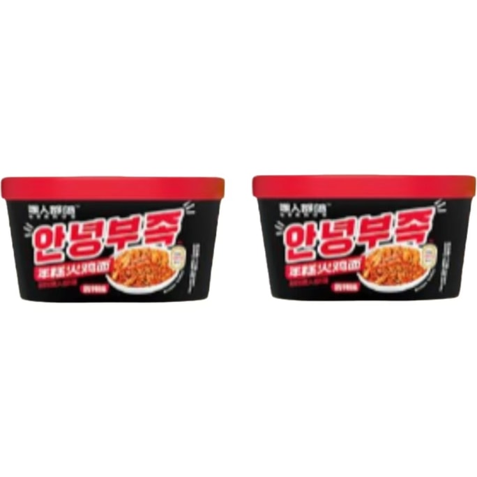 Korean-Style Tteokbokki Noodles 【Classic Sweet & Spicy】 Sweet & Spicy Tteokbokki Noodles 170g*2 boxes