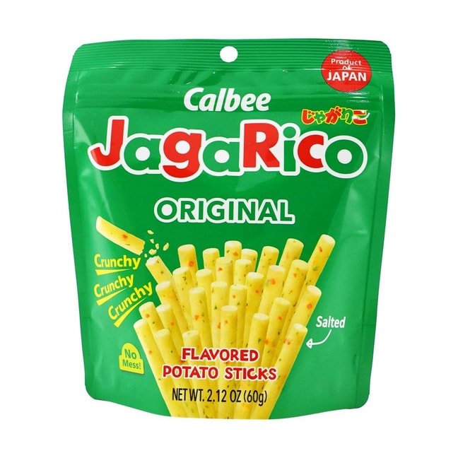 CALBEE JagaRico Potato Sticks Original Flavor, 2.12oz