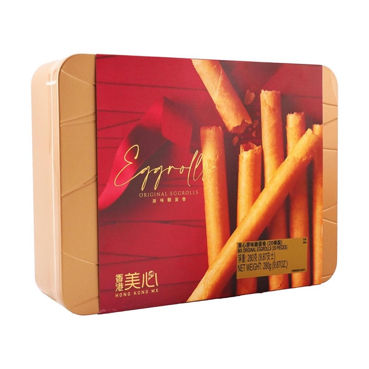 香港美心 原味蛋捲 20 禮盒裝 280g【佳節好禮】 7