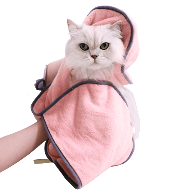 Pet Bath Towel Pink