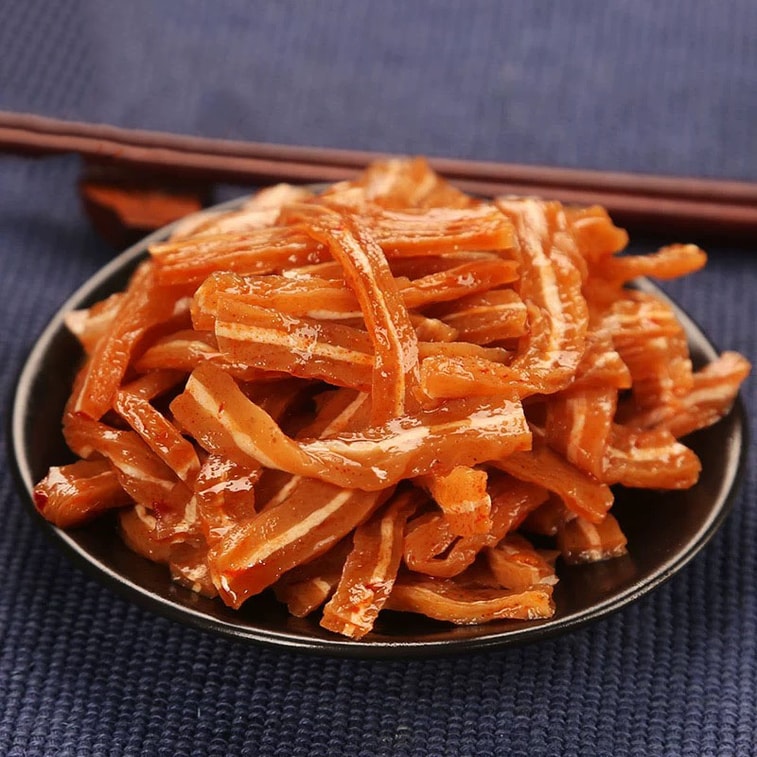 歯が抜けた、ベジタリアン耳介、スパイシーな味、激辛こんにゃくスナック、人気のオンラインスナック、湖南省特産、16g×10袋。【激辛チャレンジ、美味しくてやみつき】 5