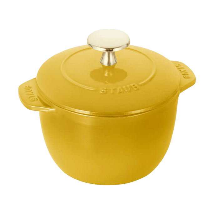 法國STAUB琺寶 法式砂鍋 琺瑯鍋燉鍋湯鍋 1.5QT 檸檬黃