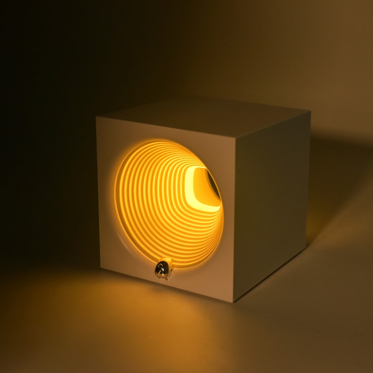 フリースター - 未来を旅するアートオーナメント、クリエイティブナイトライト、ホワイト、1個 3