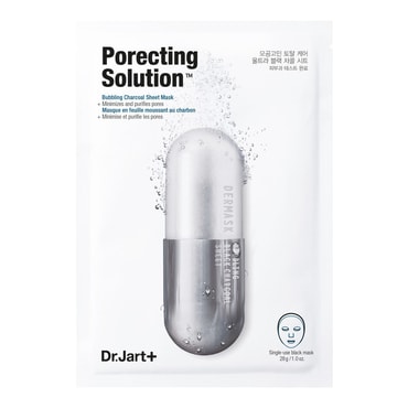 新版 韩国DR. JART+ 银色黑炭泡泡清洁面膜 单片入