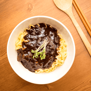 Korean Jjajangmen Noodles with Black Bean Sauce - Instant, 4 Packs* 7.16oz