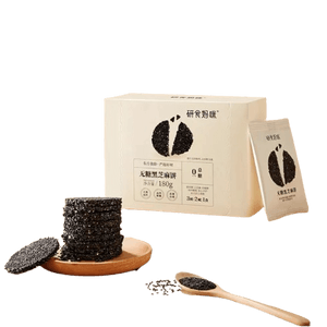 Black Sesame Biscuit Slices No Sugar Alcohol Constipation High Calcium Nutrition Pregnancy Snack 180g/box