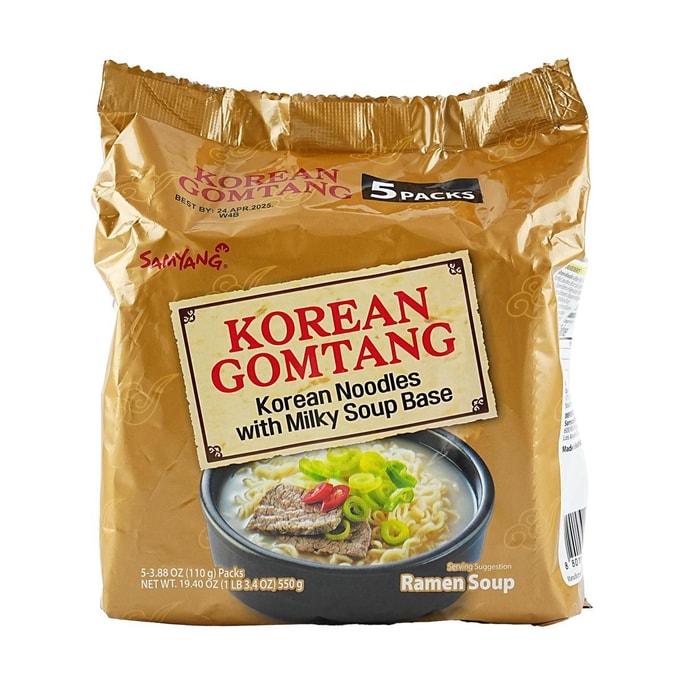 Gomtang Ramen Instant Noodles 5PACK 550g