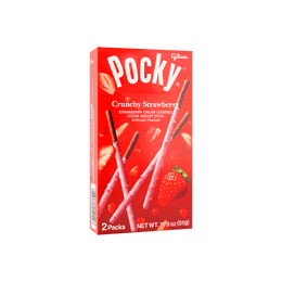 Crunchy Strawberry Pocky Cookie Sticks, 1.79oz