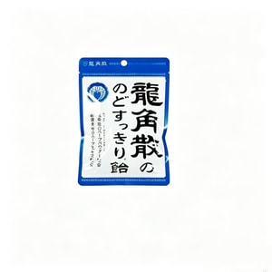 日本 RYUKAKUSAN 龍角散 龍角散 龍角散のど飴 約32粒 講師用喉ケア すっきりとした味わい 88g*1袋