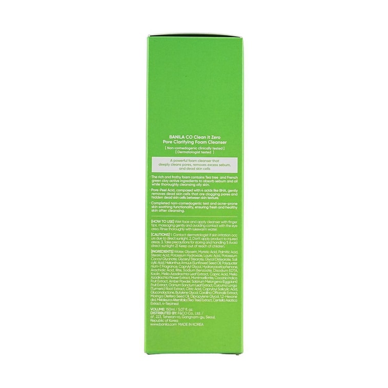 Clean it Zero Pore Clarifying Foam Cleanser, 5.07 fl oz. 7
