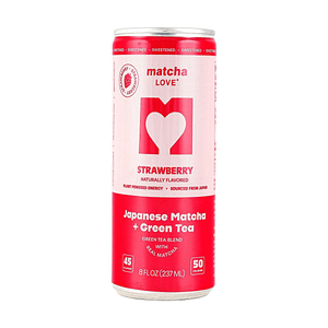 MATCHA LOVE  Japanese Matcha Green Tea Drink ,Strawberry Flavor,8 fl oz