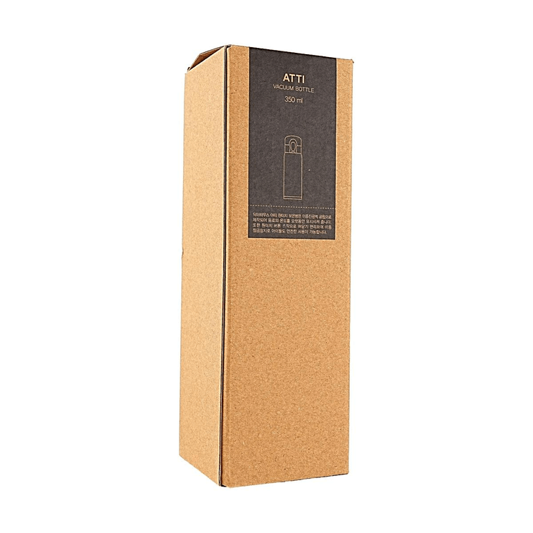 Atti One-Touch Thermal Bottle, 11.83 fl oz, #Beige, Vacuum Insulated Hot & Cold Lightweight 11