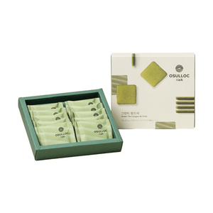 【韩国直邮】韩国OSULLOC 绿茶夹心饼干 10枚装 100g