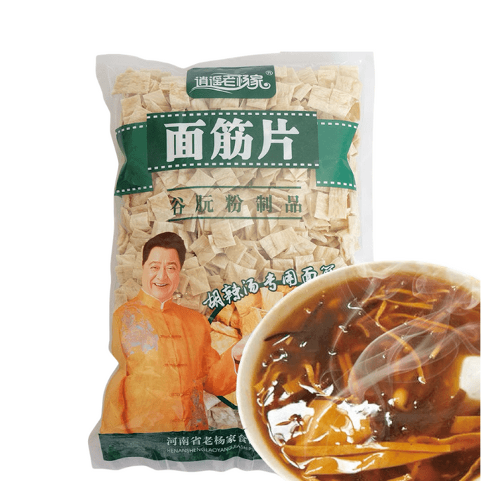 Henan Spicy Pepper Tofu Soup Partner Gluten Flat Pieces 250g