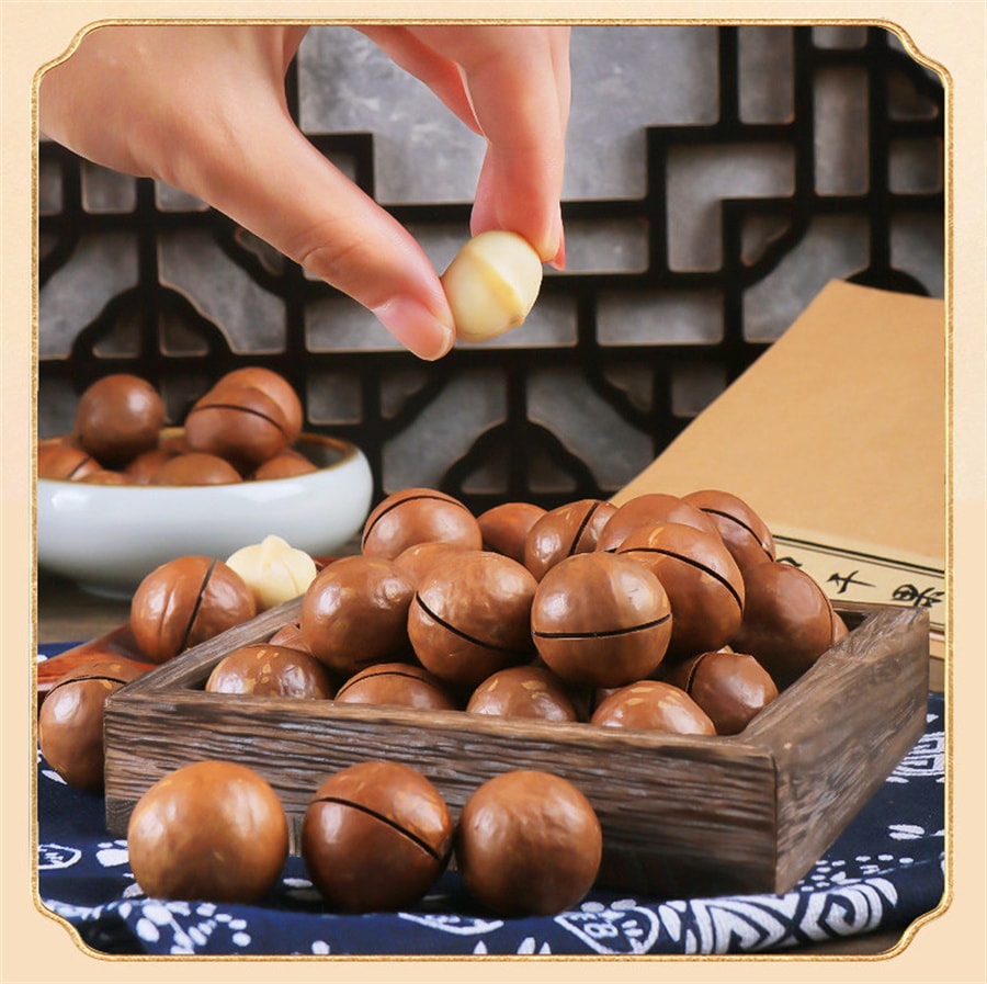 【中國直郵】 老街口 澳洲堅果奶油口味 堅果休閒點心新貨乾果孕婦健康果仁250g/袋