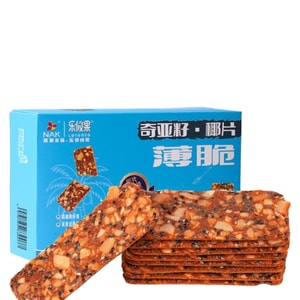 NAK Crispy Crackers with Chia Seeds & Coconut Chips 120g