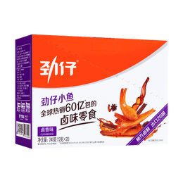 華文食品 勁仔小魚 鹵香味 20包入 240g 湖南特產