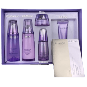 【中国直邮】 自然堂 水乳精套装凝时鲜颜抗皱紧致补水保湿霜护肤品 礼盒1套