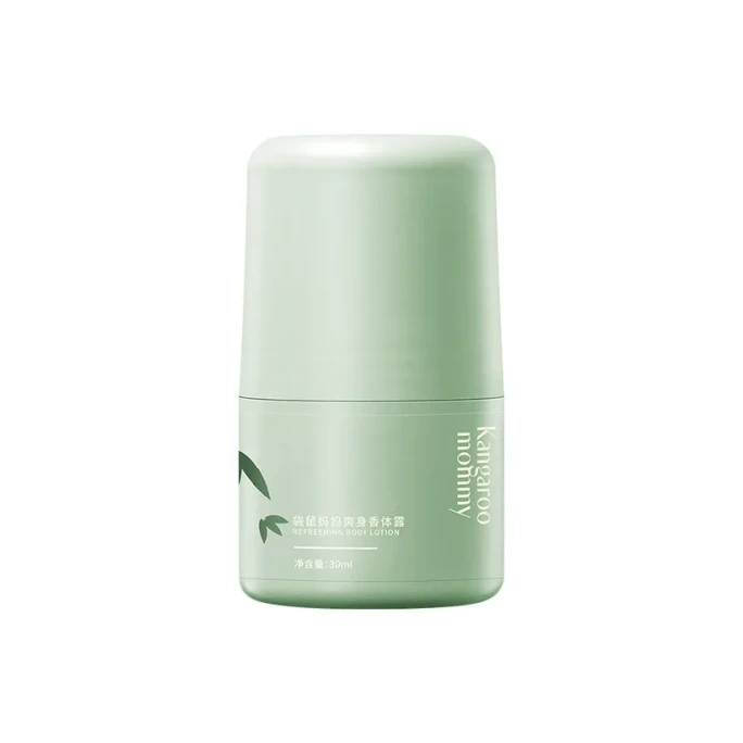 Cooling Body Deodorant Roll-On Rainforest Bamboo 30ml - Cool Woody Scent, Anti-Perspirant + Deodorant + Fragrance 3-in-1