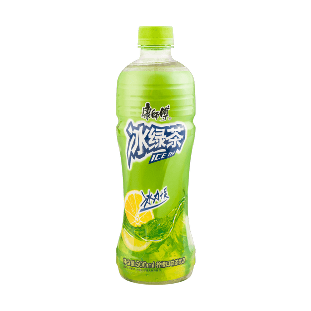 商品详情 - 【全网最低价】康师傅 冰绿茶 柠檬口味 500ml - image  0