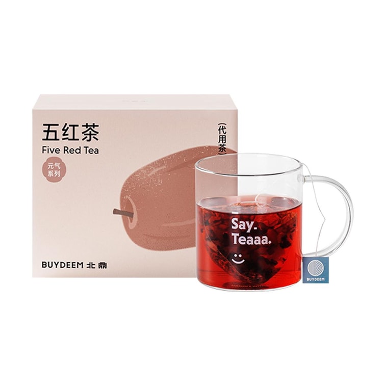 Vitality Series Brewed Tea Bags, Five Red Tea, 7-Pack, 3.70 oz  6