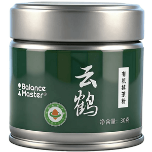 【Expédition directe du Japon】 Maître de l'équilibre Poudre de matcha biologique Yunhe 30g [Matcha épais de qualité cérémonie du thé adapté aux amateurs de matcha avancés][0 sucre ajouté, 0 ajout][Pour latte, boissons, pâtisserie]