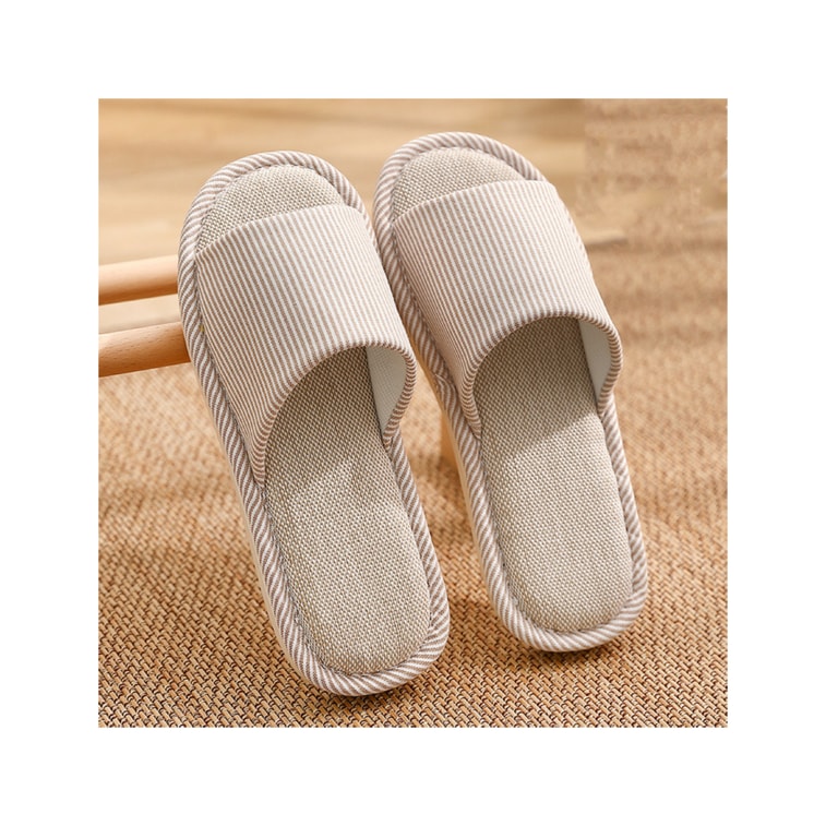  EVA 亞麻拖鞋 涼鞋 防滑防臭 浴室拖鞋 【亞麻吸汗不腳臭】38-39碼 適合 37-38碼人群 5