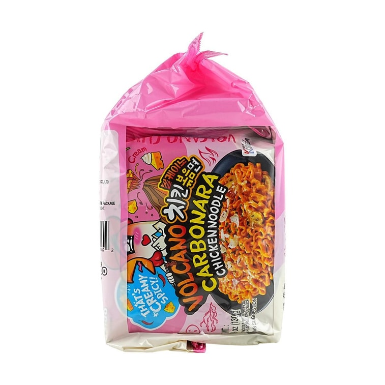 ボルケーノ カルボナーラチキン風味ヌードル 4.59*、4個パック、18.34オンス 4