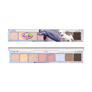 韩国PERIPERA菲丽菲拉 8色情调眼影盘 尺子眼影 哑光珠光亮片面部消肿盘 6.8g #16 Bravo Maltese Pink【马尔济斯狗狗联名限定款】