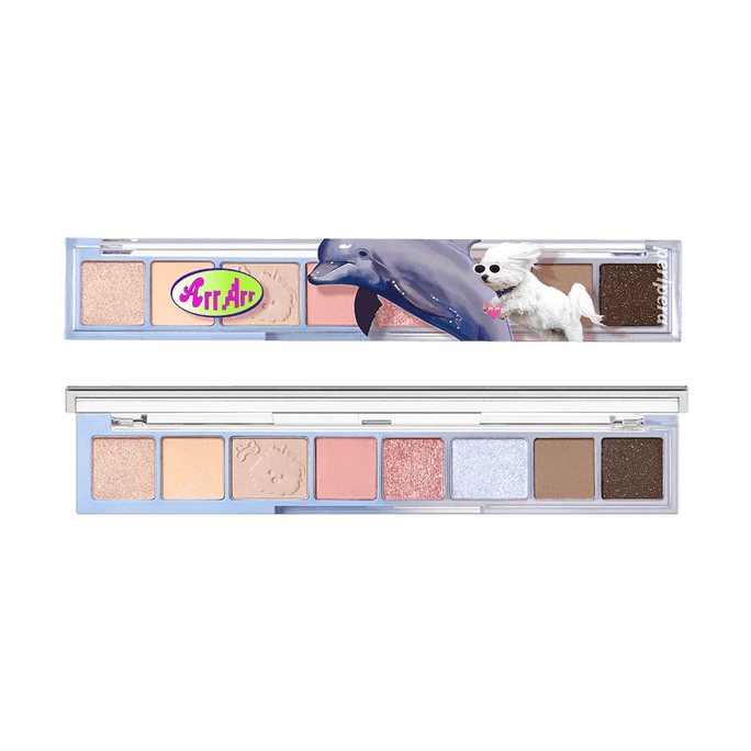 8-Color Eyeshadow Palette 0.24 oz #16 Bravo Maltese Pink