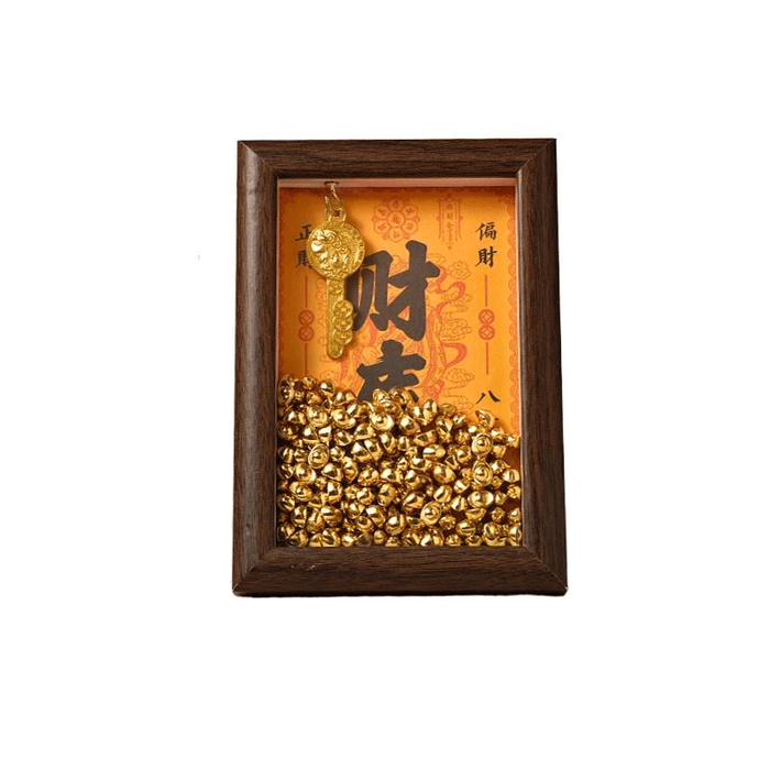 Lingyin, Xianzong, Caiku, Photo Frame, Golden Key, Caishen, Yuanbao, Zhaocai, Jinbao Ornament, Pig 11.8 * 16.8 Cm