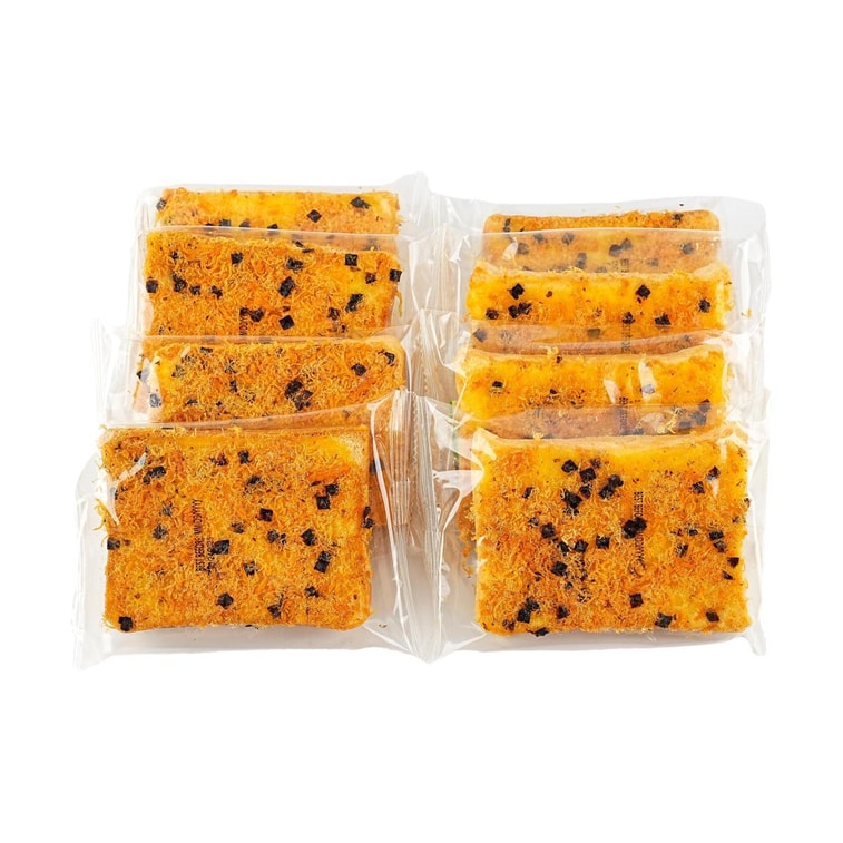 饱饱量贩TOASTIQUE 海苔肉松夹心岩烤薄切吐司 8枚入 510g 【微波加热10s巨巨好吃】【营养早餐面包】【线上独家】【亚米独家】 8