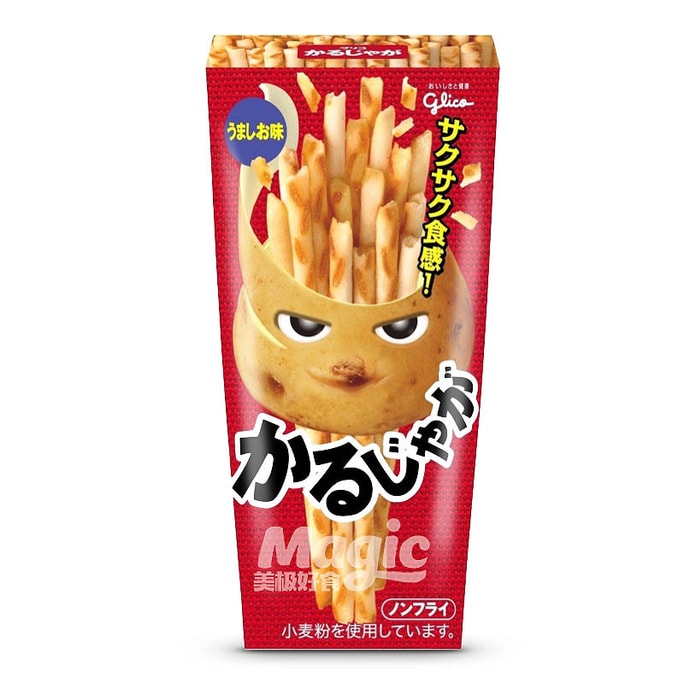 【日本直郵】 日本 格力高GLICO 非炸薯脆棒 馬鈴薯棒 鹽味薯條 41g