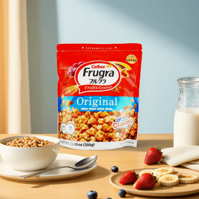 日本CALBEE卡乐比 Frugra富果乐 营养水果谷物燕麦片 原味 350g 即食冲饮代餐