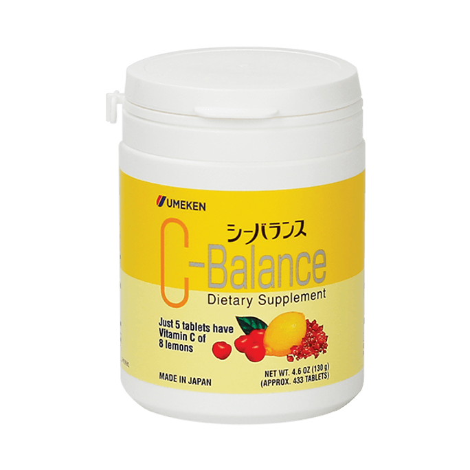 Umeken C-Balance Vitamin-C Balls 3 month supply 130g GMP (Good Manufacturing Practices) certified
