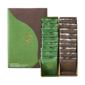 Cookie Assortment Gift Box,Matcha Mascarpone&Truffle&Cheddar Flavor,18pcs【Limited Edition】