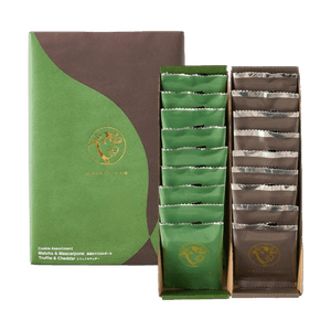 クッキー詰め合わせギフトボックス 抹茶マスカルポーネ＆トリュフ＆チェダー風味 18個【限定版】