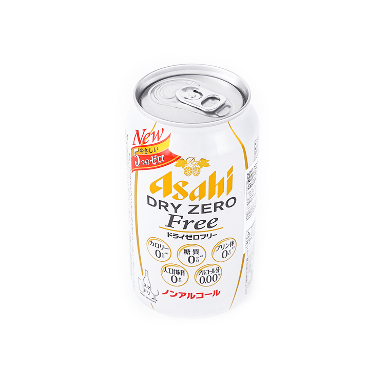 ASAHI 【Non Alcoholic Beer】Dry Zero Free Soft Drink 11 fl oz