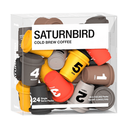 Super Instant Coffee 6-Flavor Mix - NO.'s 1-6, 24 Cups, 2.53oz