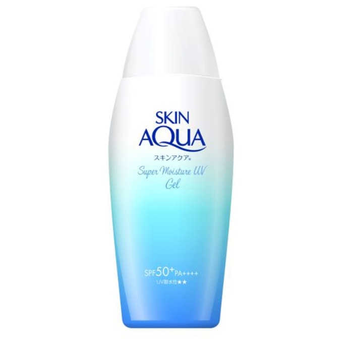 【日本直邮】ROHTO乐敦SKIN AQUA 超保湿凝胶防晒霜SPF50+ PA++++ 110g 2024新版