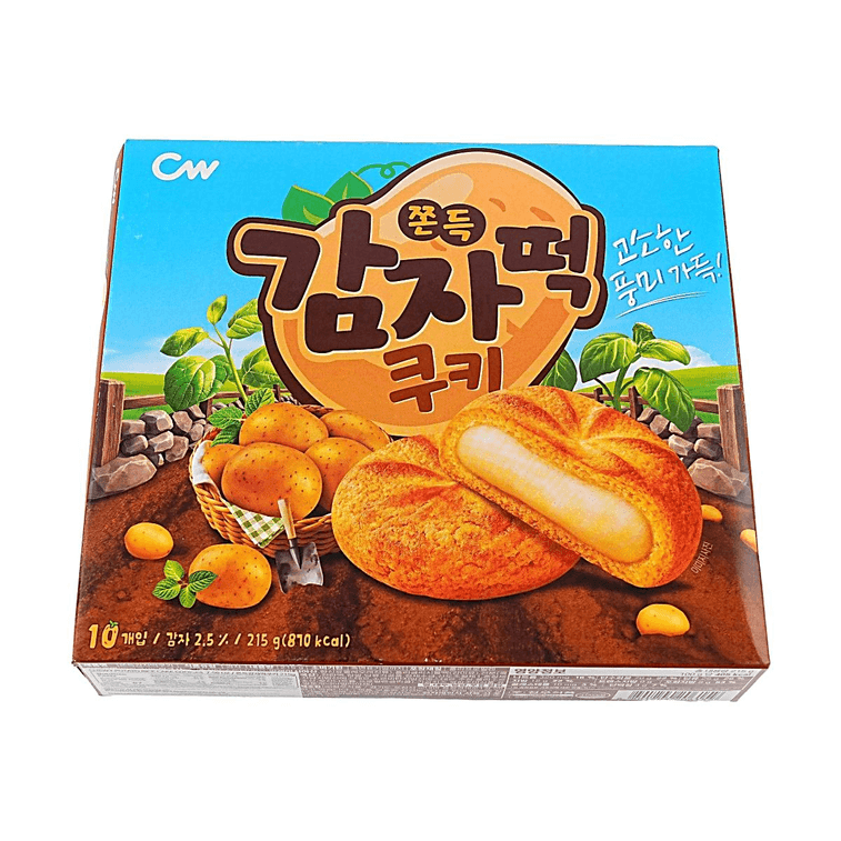 쫄깃한 감자떡 쿠키 7.58oz 【쫄깃하고 부드러운】【짭짤하고 달콤한】 5
