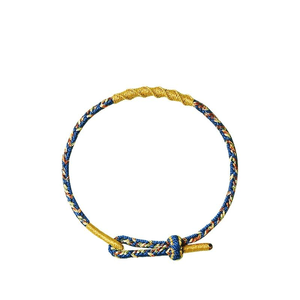 【中国直邮】 普陀山 马年十二生肖本命年红绳编织手绳手链 鼠-千手观音 14-18cm