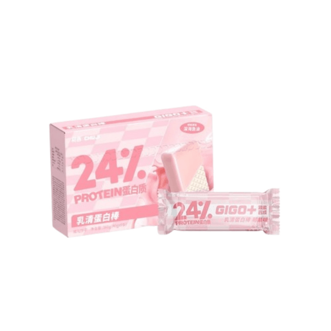 Chuji Whey Protein Bar meal Replacement with zero energy reduction and low Wafers with berry flavor 360g per box