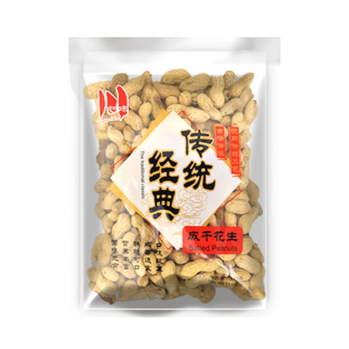 川知味 传统经典 咸干花生 340g   