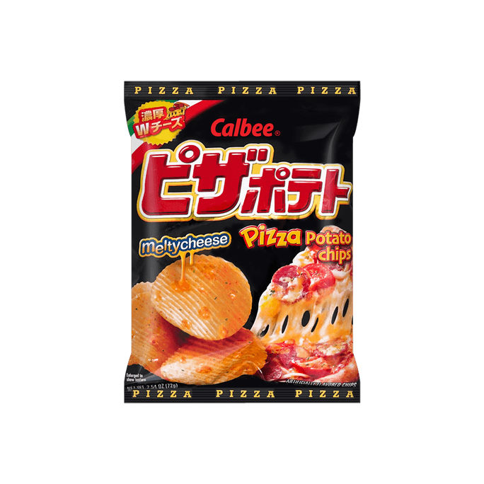 日本CALBEE卡乐比 比萨味薯片 72g